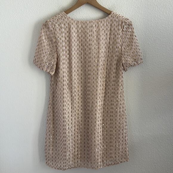 NWT Show Me Your Mumu Demi Dress Sequin Neutral Golden Dress XS - Picture 6 of 7